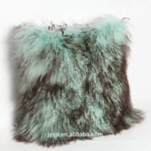 interesting lamb skin fur seat cushion